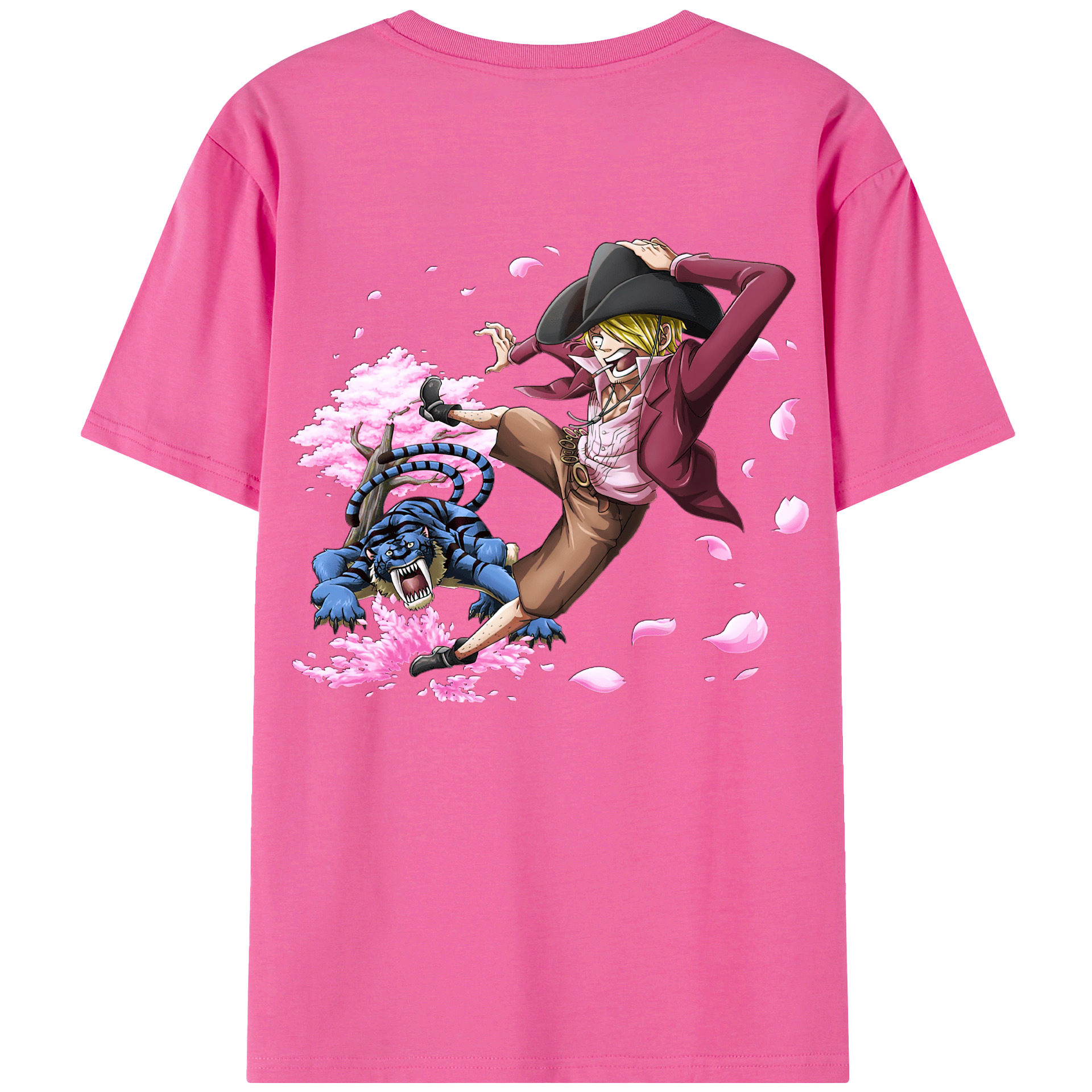 （画像用） ワンピース サンジ ONE PIECE Sanji レディース半袖Tシャツ(バックプリント)